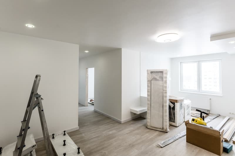 Freshly renovated interior ready for detailed finish work